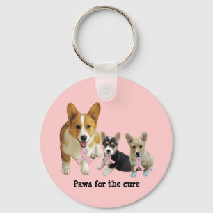 Pembroke-Walisercorgi-Brustkrebs-Schlüsselanhäng Schlüsselanhänger