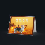 Pembroke-WaliserCorgi Chanukah Karte Menorah<br><div class="desc">Familie und an Freunde während der Chanukah Jahreszeit sich zu erinnern ist eine wunderbare Weise, in Kontakt mit den Leuten Sie ungefähr zu behalten Liebe und Sorgfalt. Ich schuf diese HundChanukah Karten mit Liebe und Sorgfalt und ich sind jedermann sicher, dem Liebehunde erfreut werden, um sie zu empfangen. Sie haben...</div>