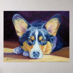 Pembroke-Walisercorgi-Druck Poster
