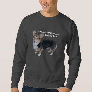 Pembroke-Walisercorgi-gefühlvolles Sweatshirt