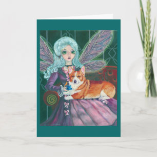 Pembroke-Walisercorgi-Gruß-Karten Karte