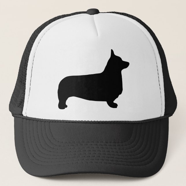 Pembroke-Walisercorgi-Hut Truckerkappe (Vorderseite)
