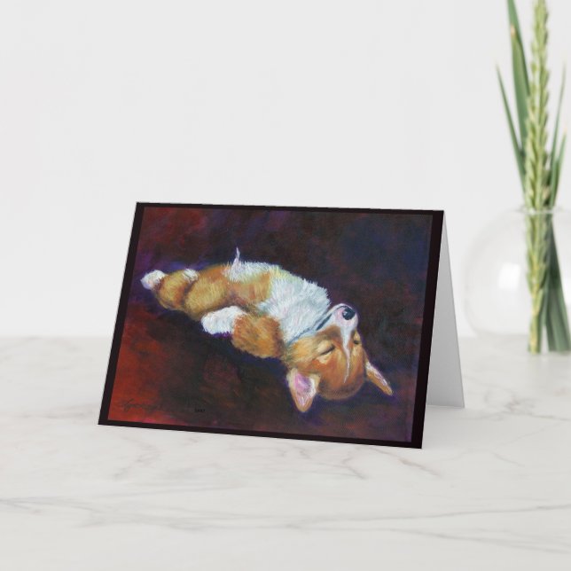 Pembroke-WaliserCorgi Karte (Vorderseite)