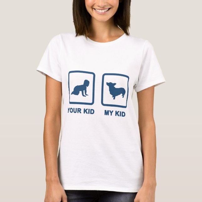 Pembroke-WaliserCorgi T-Shirt (Vorderseite)