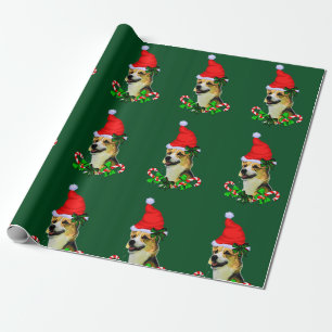 Pembroke-Walisercorgi-Weihnachten Geschenkpapier