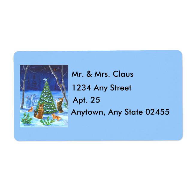 Pembroke Welsh Corgi Address Labels (Vorne)
