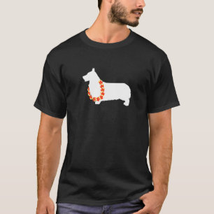 Pembroke Welsh Corgi Aloha Hawaiian Lei Hund T-Shirt