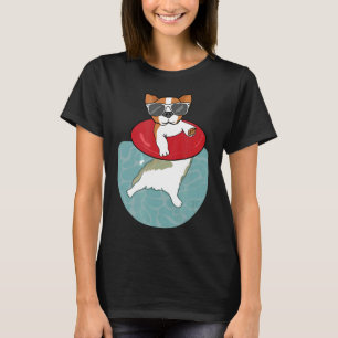 Pembroke Welsh Corgi Besitzer Poolparty Floß T-Shirt