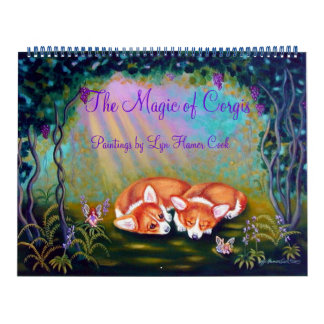Pembroke Welsh Corgi Calendrier La magie de Corgis