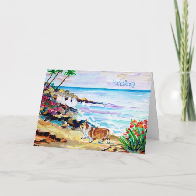 Pembroke Welsh Corgi Card Karte (Vorderseite)