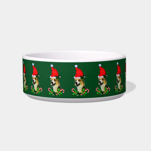 Pembroke Welsh Corgi Christmas Napf (Vorderseite)