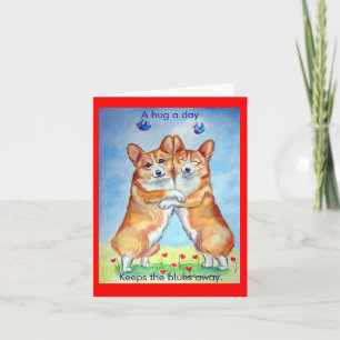 Pembroke Welsh Corgi Corgi Hugs Cartes