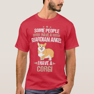 Pembroke Welsh Corgi Dog Guardian Angel T-Shirt