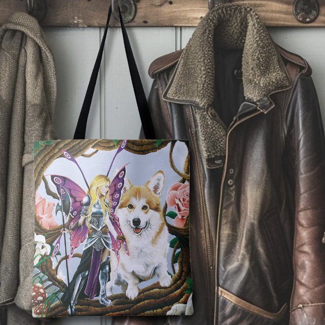 Pembroke Welsh Corgi Fairy Fantasy Tasche (Von Creator hochgeladen)
