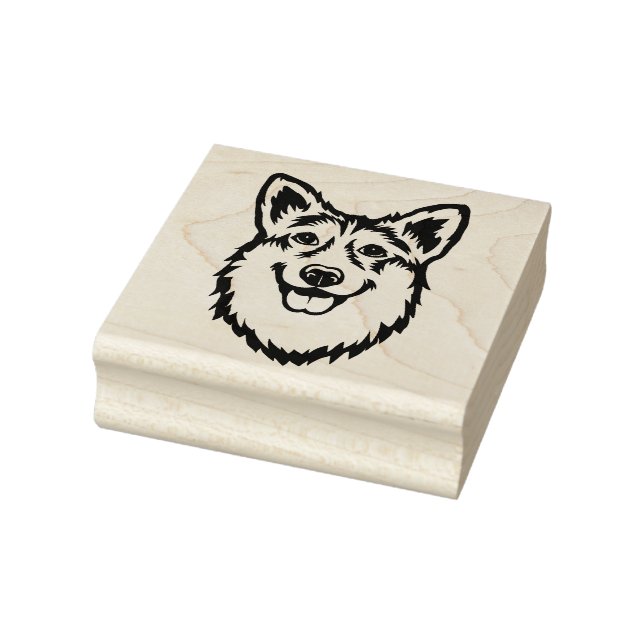 Pembroke Welsh Corgi Gummistempel (Stempel)