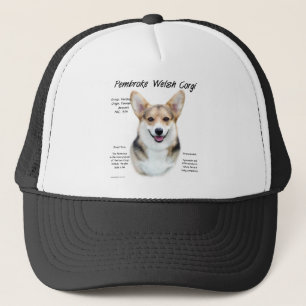 Pembroke Welsh Corgi History Design Truckerkappe