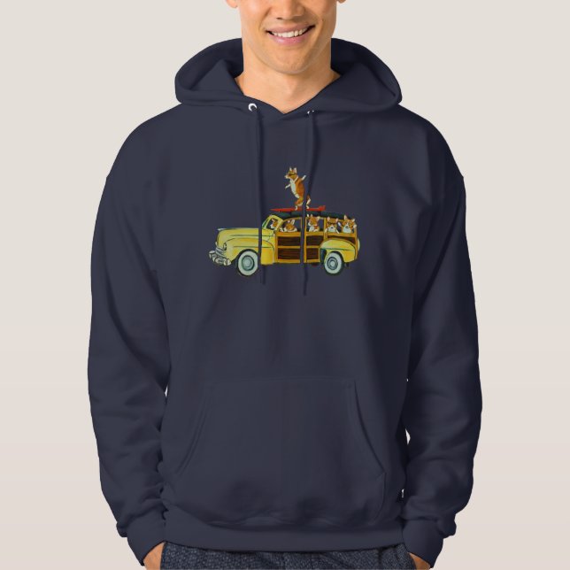 Pembroke Welsh Corgi Hoodie (Vorderseite)