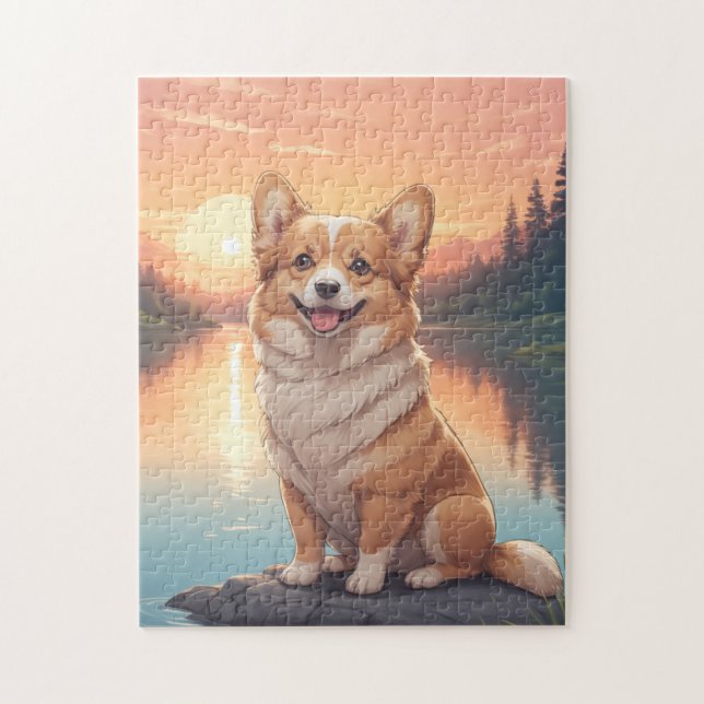 Pembroke Welsh Corgi Hund (Vertikal)