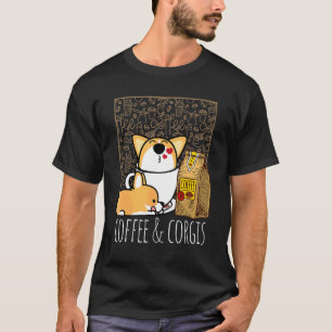 Pembroke Welsh Corgi Hund Kaffee Koffein Corgi Mo T-Shirt