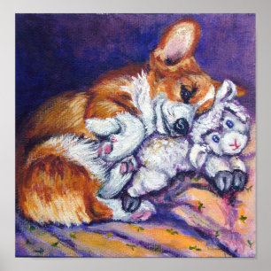 Pembroke Welsh Corgi Impression murale