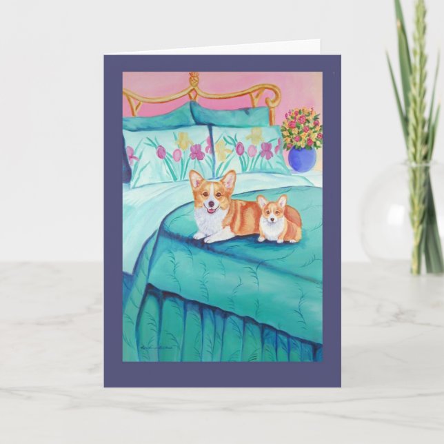 Pembroke Welsh Corgi Karte (Vorderseite)