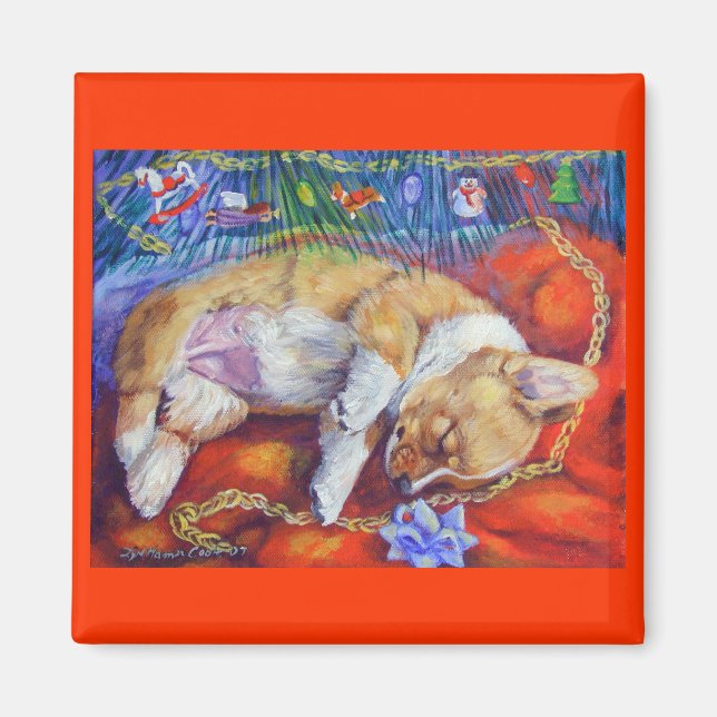 Pembroke Welsh Corgi Magnet (Devant)