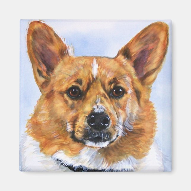 Pembroke Welsh Corgi Magnet (Vorne)
