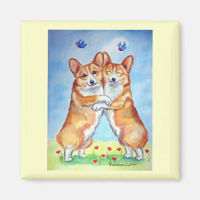 Pembroke Welsh Corgi Magnets (Devant)