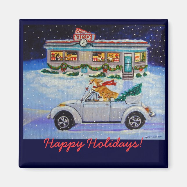 Pembroke Welsh Corgi Magnets Magnet (Vorne)