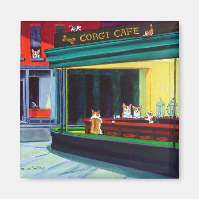 Pembroke Welsh Corgi Magnets Magnet (Vorne)