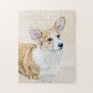 Pembroke Welsh Corgi Malerei - Original Hund Kunst