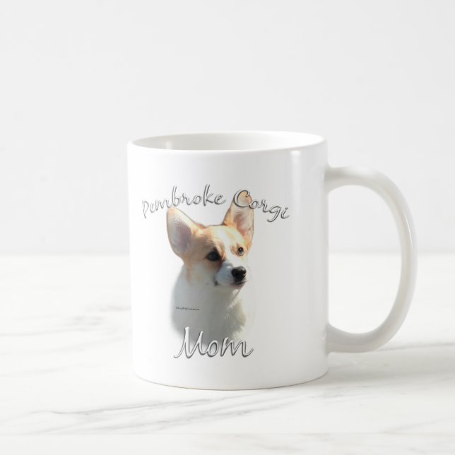 Pembroke Welsh Corgi Mama 2 Kaffeetasse (Rechts)