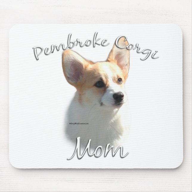 Pembroke Welsh Corgi Mama 2 Mousepad (Vorne)