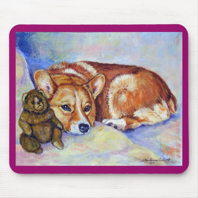 Pembroke Welsh Corgi Mousepad (Vorne)