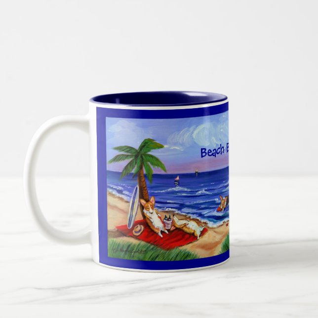 Pembroke Welsh Corgi Mugs (Gauche)