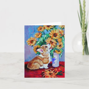 Pembroke Welsh Corgi Note Card Karte