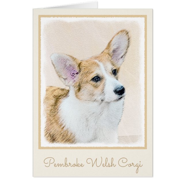 Pembroke Welsh Corgi Painting - Original Dog Art (Vorne)