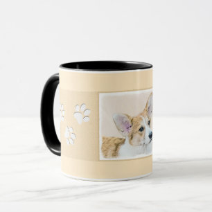 Pembroke Welsh Corgi Painting - Original Dog Art Tasse