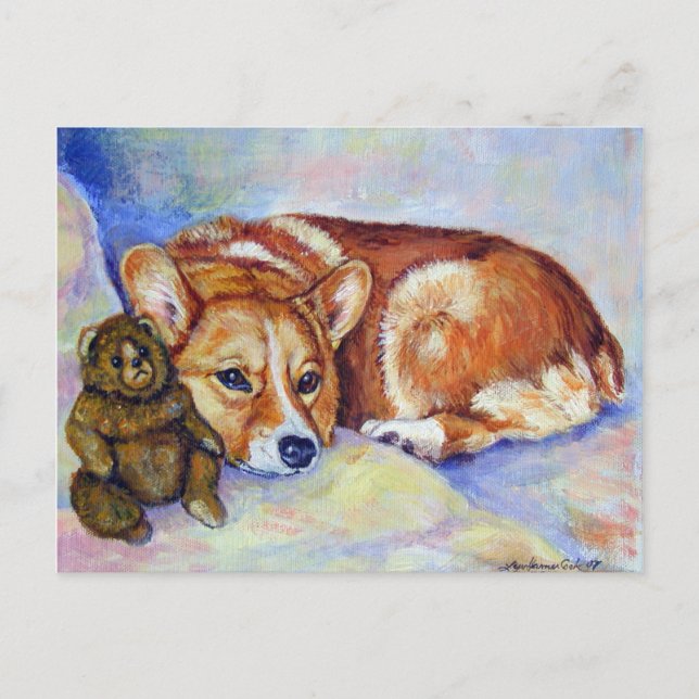 Pembroke Welsh Corgi Postcards Postkarte (Vorderseite)