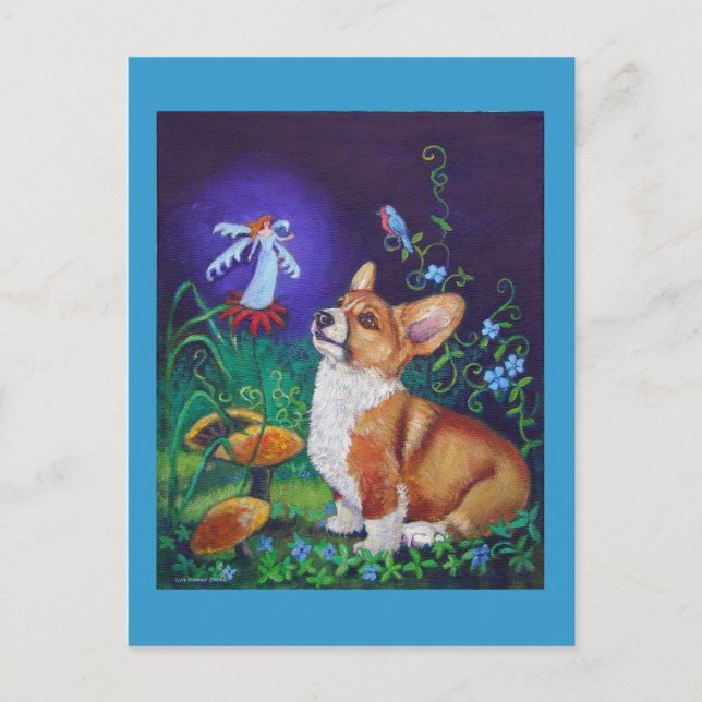 Pembroke Welsh Corgi Postcards Postkarte (Vorderseite)