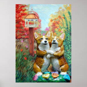 Pembroke Welsh Corgi Poster Imprimer