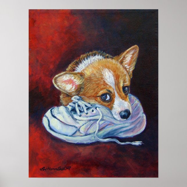 Pembroke Welsh Corgi Poster Print (Vorne)