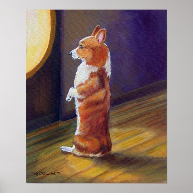 Pembroke Welsh Corgi Poster Print (Vorne)