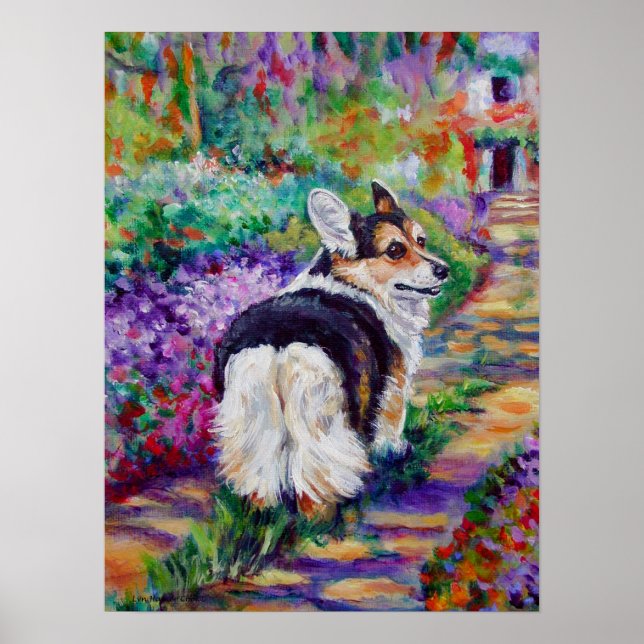 Pembroke Welsh Corgi Print Poster (Vorne)