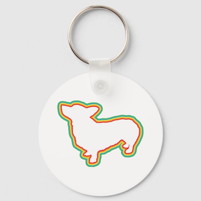 Pembroke Welsh Corgi Schlüsselanhänger (Vorderseite)