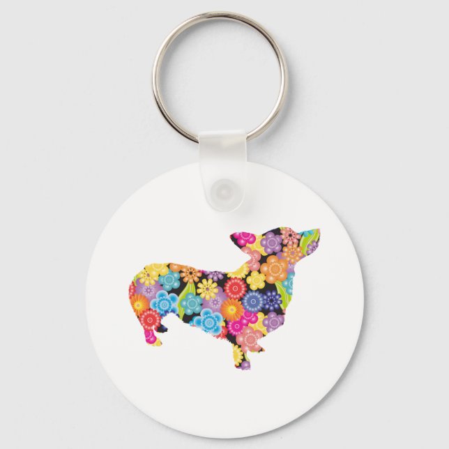Pembroke Welsh Corgi Schlüsselanhänger (Vorderseite)