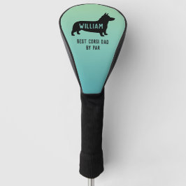 Pembroke Welsh Corgi Silhouette Custom Golf Headcover