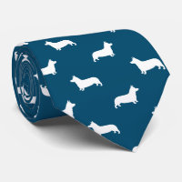 Pembroke Welsh Corgi Silhouetten Pattern