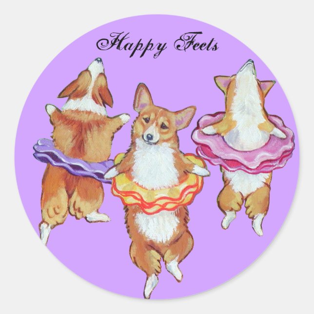Pembroke Welsh Corgi Stickers (Vorderseite)
