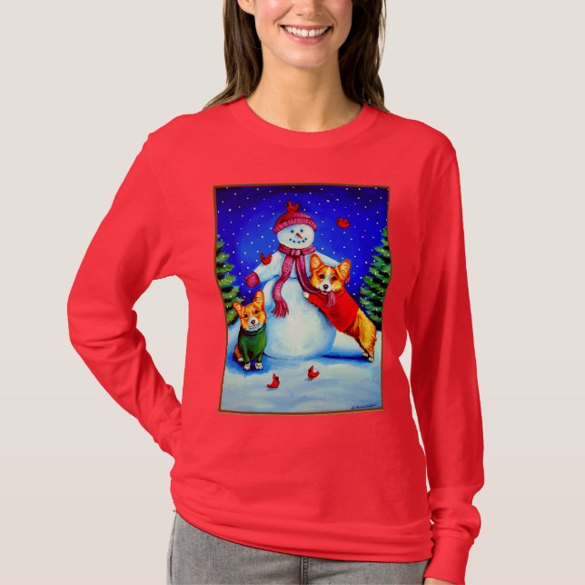 Pembroke Welsh Corgi Tee Shirt (Vorderseite)